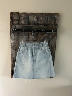 Women's We The Free Light Wash Jean Skirt